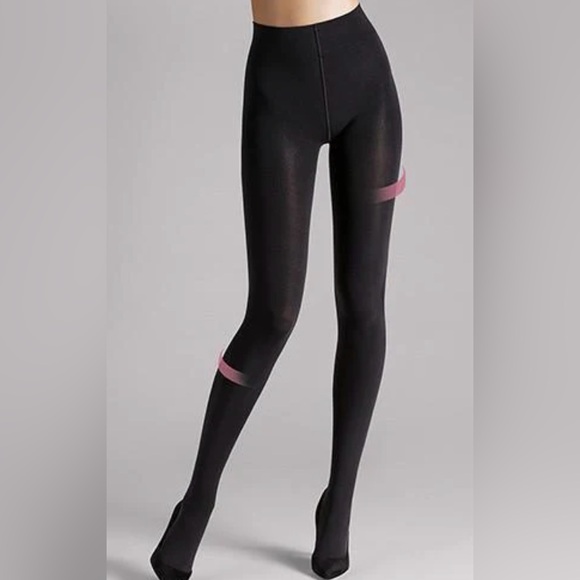 Wolford Shape & Control Individual 100 Black Tights. Medium. NIB - Picture 1 of 4